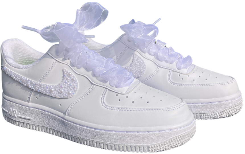 Witte bruidssneaker Diamonds & Kicks